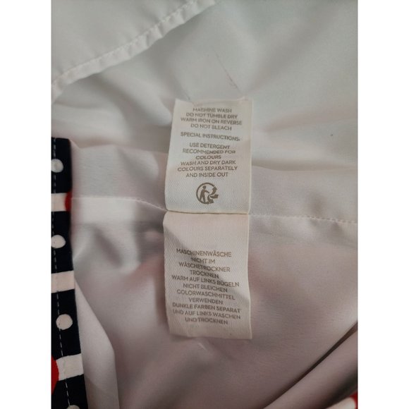 Boden Women's Petite Geometric Print Richmond Pencil Skirt Red/Multi Size 4P - Picture 12 of 16